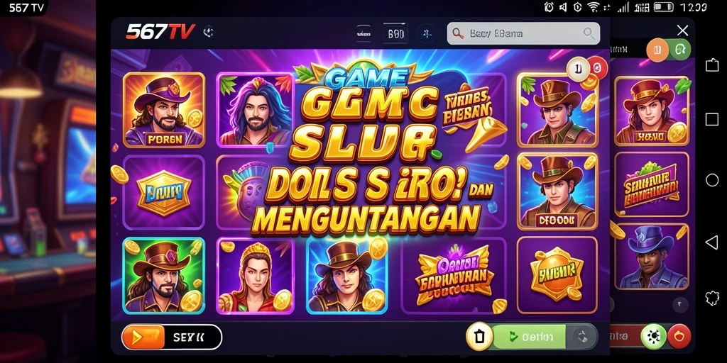 Gameplay slot yang mendebarkan dan penuh warna.