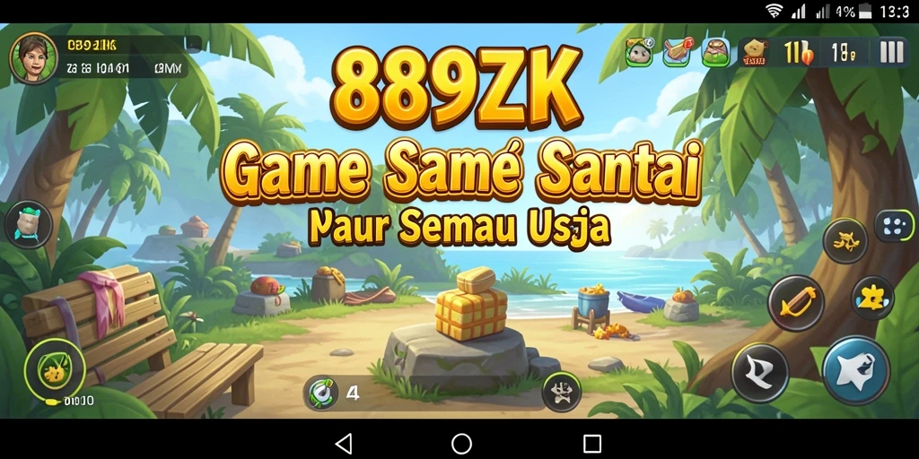 Screenshot utama 889ZK menampilkan gameplay santai yang mengesankan.