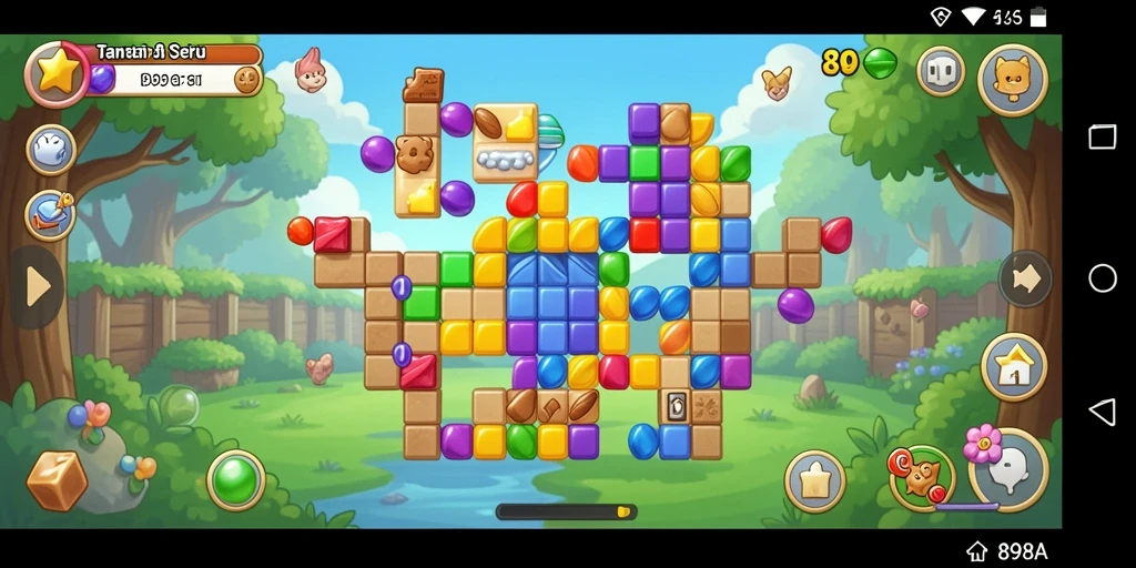 Tampilan gameplay 898A yang menawan dan menantang.