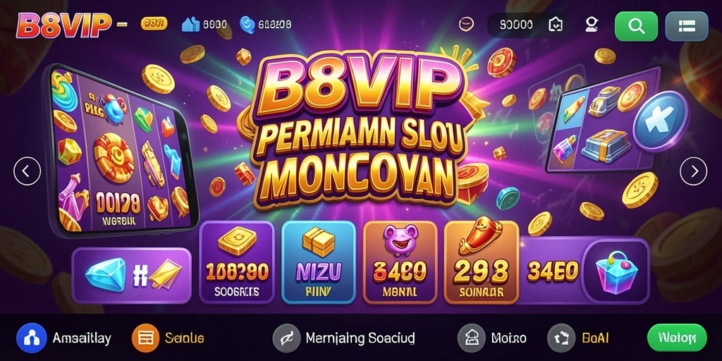 Tampilan gameplay B8VIP yang menarik dengan fitur Slot yang mengesankan.