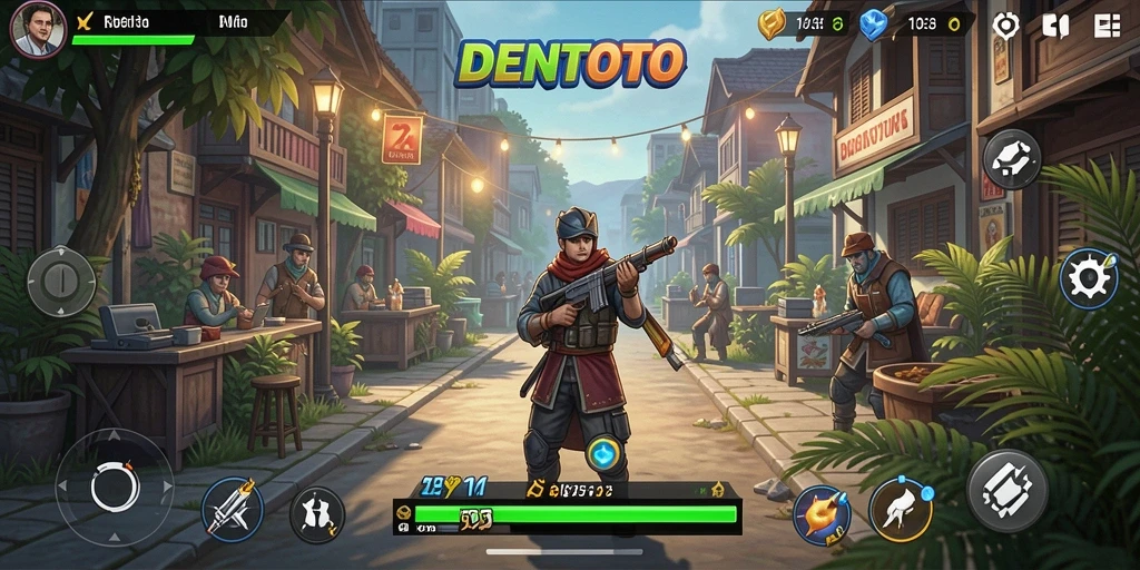Screenshot DENTOTO menampilkan aksi gameplay Simulation yang mendebarkan.