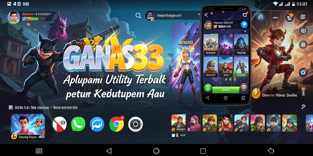 Tampilan utama aplikasi GANAS33 dengan fitur Utility yang kuat.