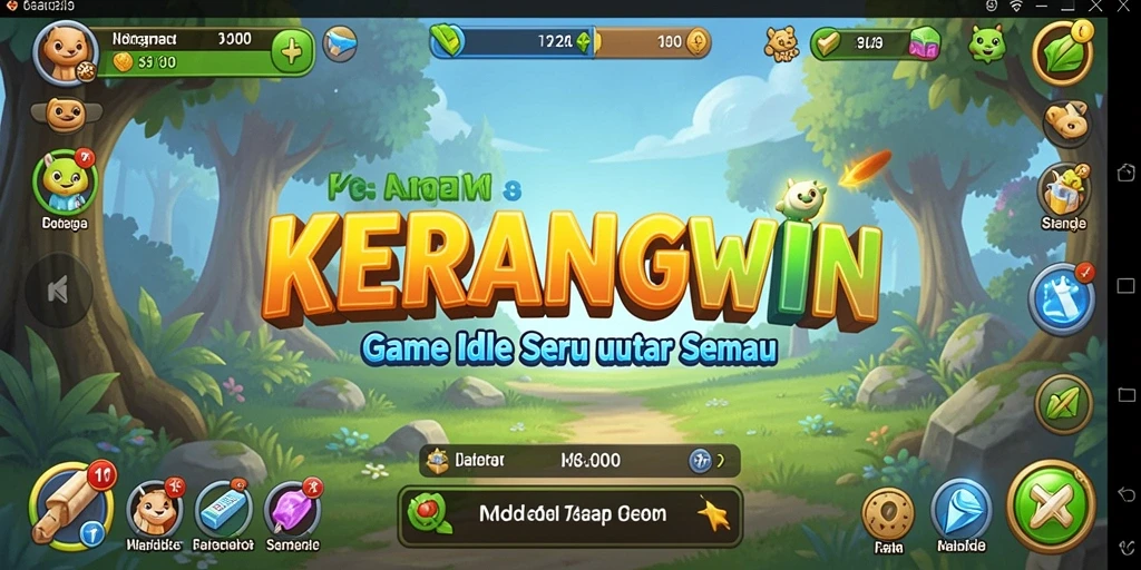 Tampilan gameplay KERANGWIN yang menarik dan adiktif.