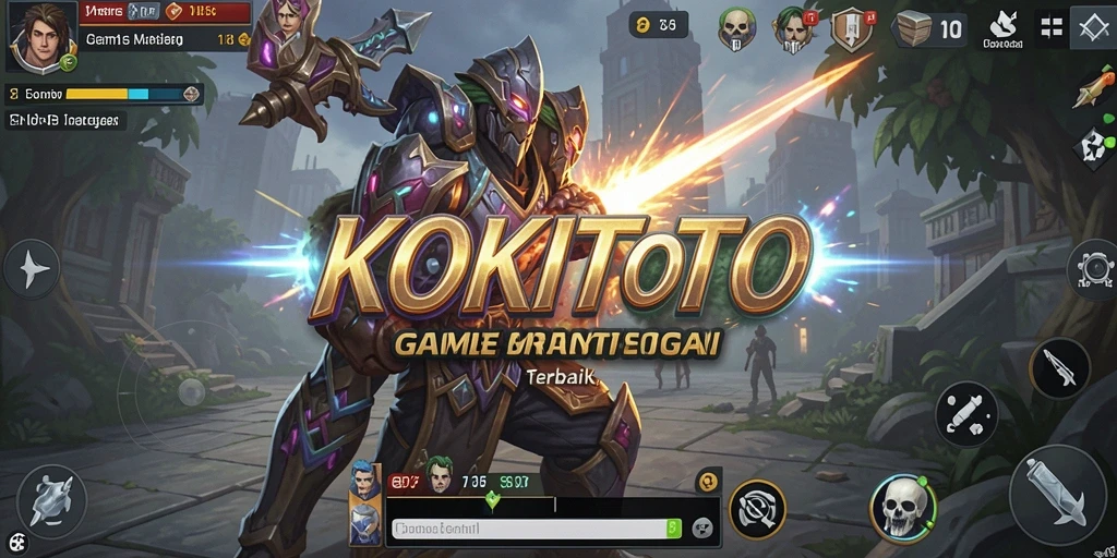 Screenshot gameplay KOKITOTO menunjukkan interaksi dan strategi dalam membangun kerajaan.