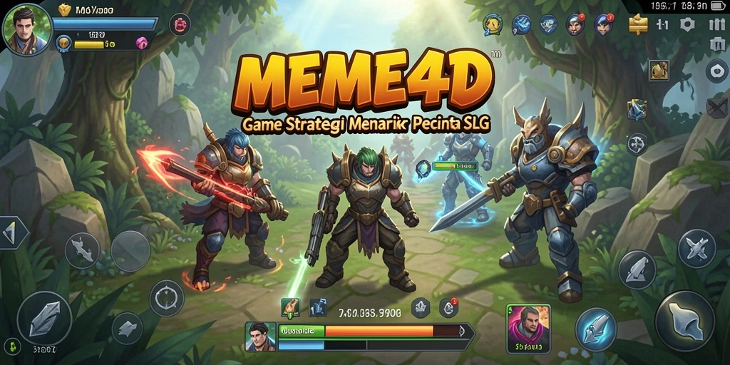 Gambaran gameplay menarik dalam MEME4D dengan berbagai strategi.