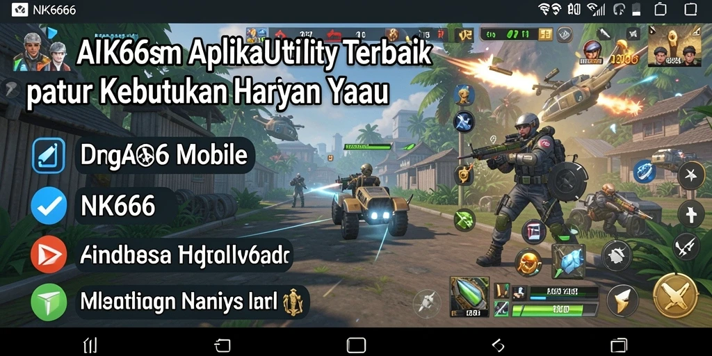 Tampilan antarmuka NK666 yang sederhana dan efektif.