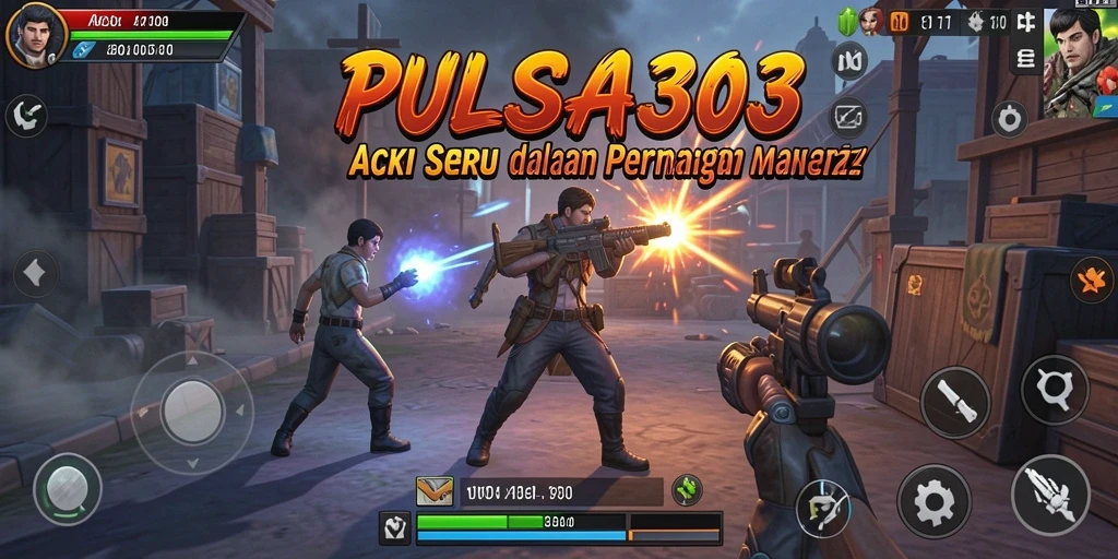 Tampilan aksi mendebarkan dari gameplay PULSA303.