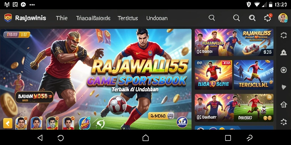 Tampilan menarik dari gameplay Sportsbook RAJAWALI55.