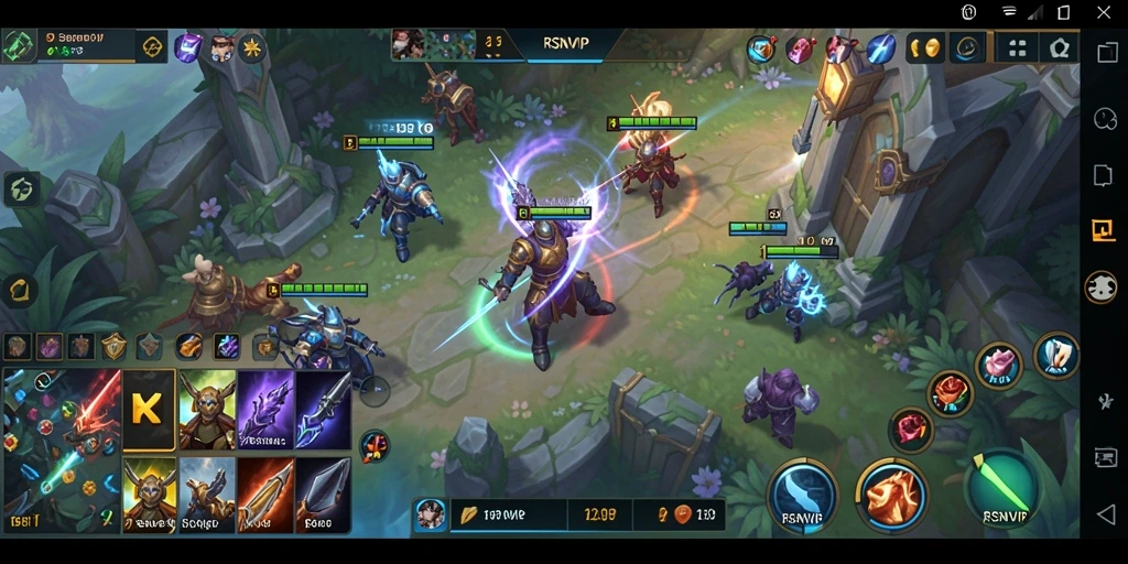 Tampilan gameplay RSNVIP menunjukkan strategi dan interaksi antar pemain.