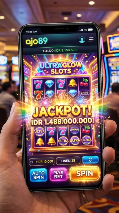 Tampilan aplikasi ajo89 yang menarik dan mudah digunakan.